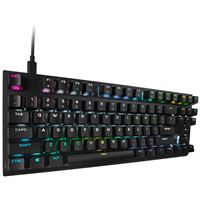 CORSAIR K60 PRO RGB - Toetsenbord en muis set - mechanisch, TKL, spellen - achtergrondverlichting - USB - QWERTY - Frans - toetsschakelaar: CORSAIR OPX RGB