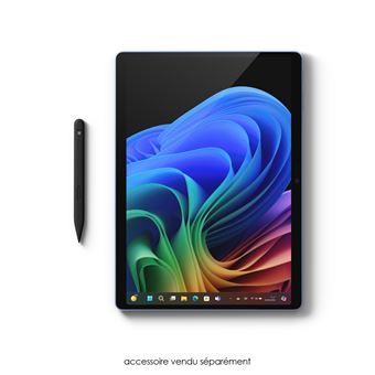 PC Hybride 2 en 1 Microsoft Surface Pro 13" Ecran tactile Qualcomm® C12 16 Go RAM 512 Go SSD Bleu Saphhire