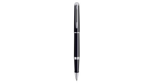 Roller H&eacute;misph&egrave;re laqu&eacute; noir & palladium pointe fine