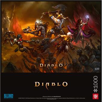 Puzzle 1000 pièces Diablo Heroes Battle