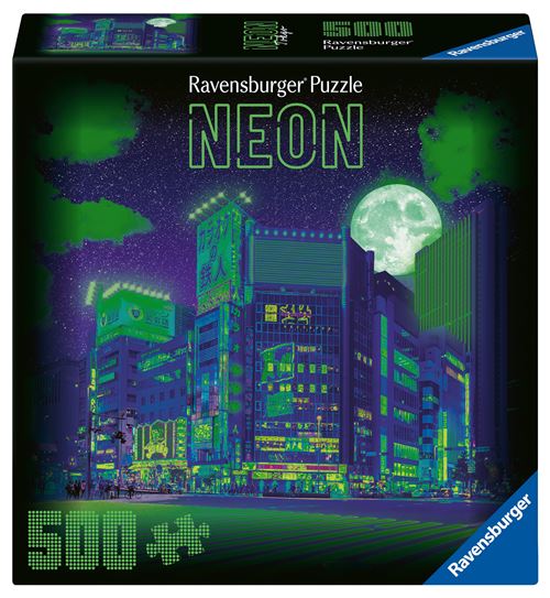 Puzzle 500 Pièces Ravensburger Néon Tokyo