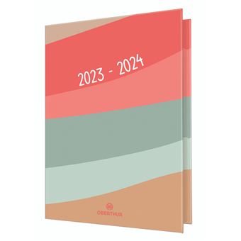 Agenda scolaire Oberthur 2023 2024 Integra PEFC Decor Vague