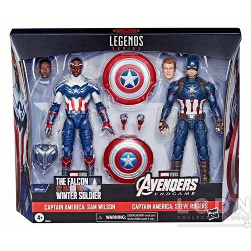 Pack 2 Figurines Avengers Legends Captain America