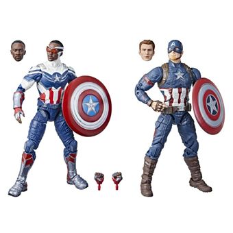 Pack 2 Figurines Avengers Legends Captain America