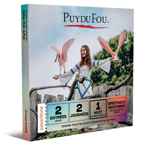 Coffret cadeau SmartBox Séjour au Puy du Fou Le Grand Siècle