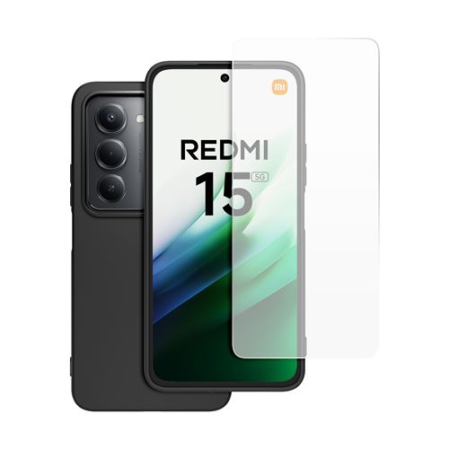 Avec Verre Trempé THIYUFUNS Coque De Protection Pour Xiaomi Redmi A3 4G Avec 2 Films De Protection D'écran - En Silicone TPU Liquide - Fine - Souple - Anti-chocs - Violet Coque Redmi A3