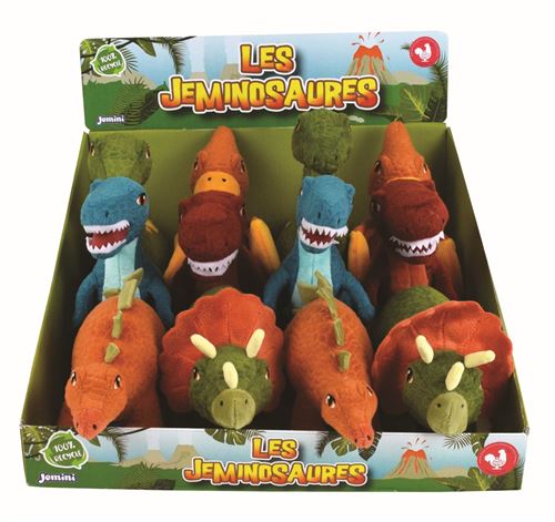 Jemini Les Jeminosaures Peluche Dinosaure Tyrannosaurus +/- 45 Cm