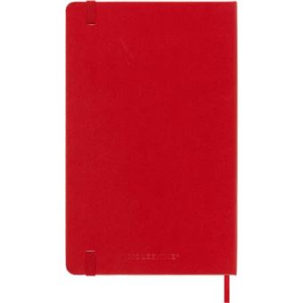 Agenda scolaire Moleskine 2022 2023 Semainier grand format Rigide Rouge