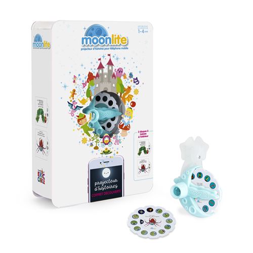 Starter Pack projecteur Moonlite avec 2 histoires Eric Carle