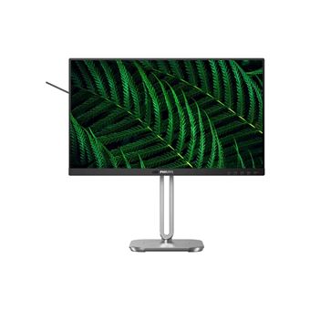 Philips 24B2G5301 - 5000 Series - LED-monitor - USB - 24" - 1920 x 1080 Full HD (1080p) @ 100 Hz - IPS - 1500:1 - HDMI, VGA, DisplayPort, USB-C - luidsprekers - zilver, houtskool - 1
