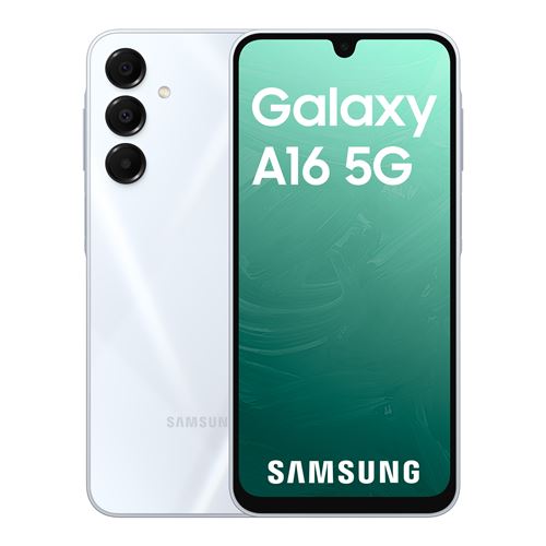 Smartphone Samsung Galaxy A16 6,5"" 5G Double SIM 128 Go Gris État correct - Samsung reconditionné disponible sur Fnac