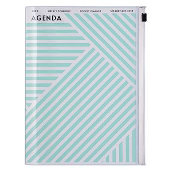 Agenda scolaire Mark's Geometric 2022 2023 A5 Menthe