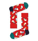 Set de 2 Paires de Chaussettes hautes et mi-bas Happy Socks Snowman Taille 41-46