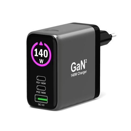 PORT Connect Chargeur Secteur USB C Power Delivery GaN + Câble 2m - vue 1