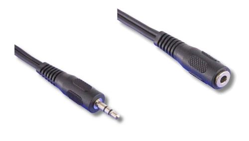 Rallonge Jack 3.5 Male Stéréo Vers Jack 3.5 Femelle Stéréo 3m Lineaire Noir