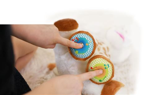 Peluche Girafe Animée Et Musicale - Danse, Chante, Répète - Jouet D'éveil Avec Sons éducatifs Pour Bébés Et Enfants