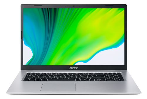 Acer Aspire 3 A317-33 - Intel Pentium Silver N6000 / 1.1 GHz - Win 11 Home - UHD Graphics - 8 GB RAM - 512 GB SSD QLC - 17.3 1600 x 900 (HD+) - Wi-Fi 5 - puur zilver - tsb Frans