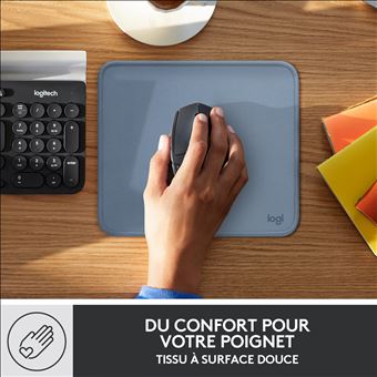 Tapis de souris Logitech Studio Series Bleu Gris