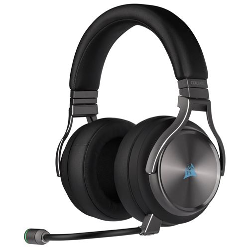 Casque Gaming Sans Fil Wifi Corsair Virtuoso Rvb Carbone Reconditionné à Neuf