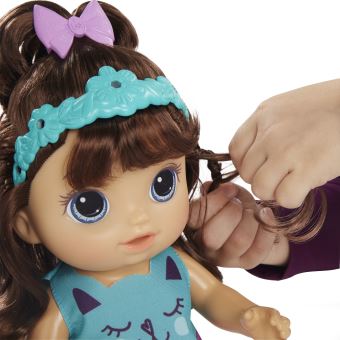 Poupée Baby Alive Coiffure Magique Cheveux bruns