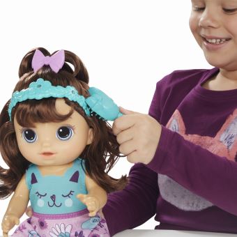 Poupée Baby Alive Coiffure Magique Cheveux bruns