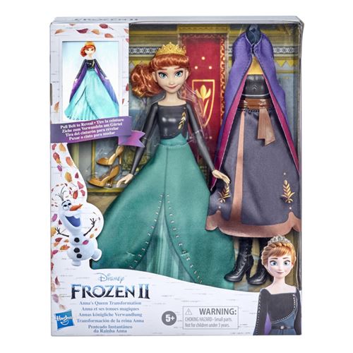Poupée Disney Frozen La Reine des Neiges 2 Anna et ses tenues magiques