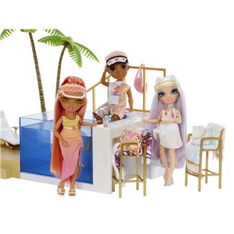 Poupée Rainbow High Color Change piscine et club de plage