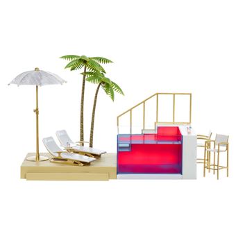 Poupée Rainbow High Color Change piscine et club de plage