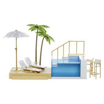 Poupée Rainbow High Color Change piscine et club de plage