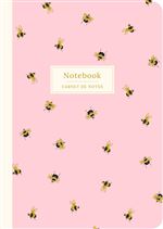 CARNET A6 - Abeilles roses 128 pages