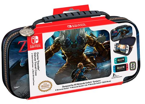 Nacon Pochette De Transport Officielle Zelda Pour Nintendo Switch + Boîtes De Rangement