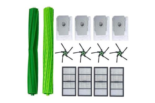 Wewoo Brosse De Balayage Robot + Hippa + Brosse Latérale + Ensemble De Sacs À Poussière Pour Irobot Roomba S9 S9 + (14 Pièces / Ensemble) - Image 2