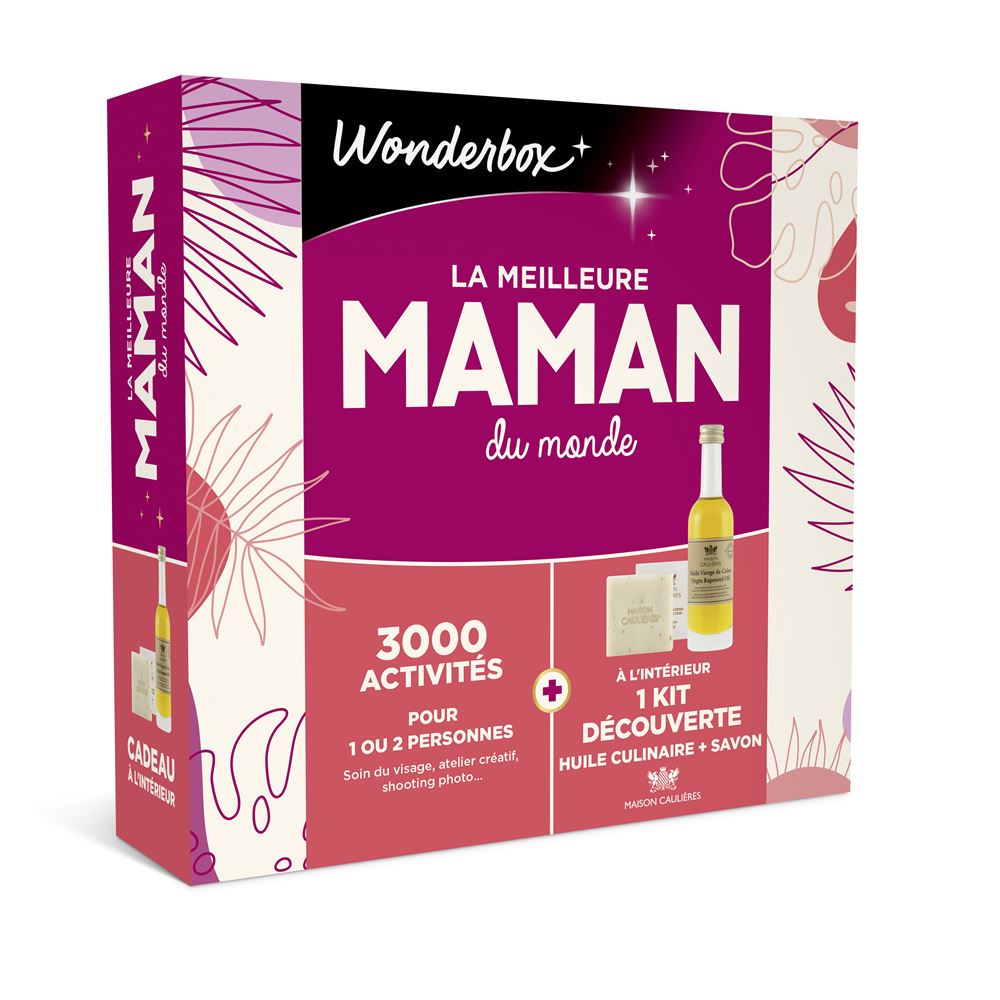 Coffret Cadeau Wonderbox La meilleure maman du monde - Coffret cadeau ...