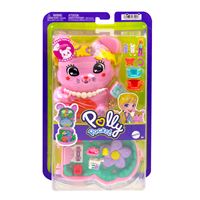 Coffret Parc Aquatique Grand Hotel Polly Pocket + 2 figurines + 23