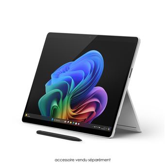 PC Hybride 2 en 1 Microsoft Surface Pro 13" Ecran tactile Qualcomm® C12 16 Go RAM 1 To SSD Platine