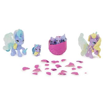 Playset figurines Hatchimals Maison 4 Famille Surprise Saison 2 Modèle aléatoire