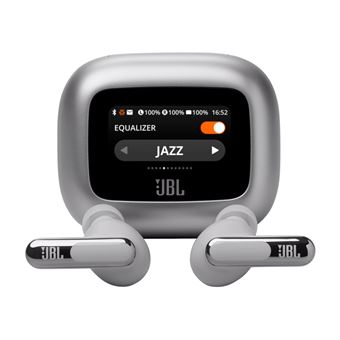 Ecouteurs sans fil Bluetooth JBL Live Beam 3 avec réduction de bruit Argent - 1