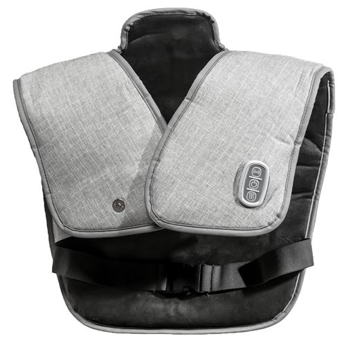 Soin Corps Et Visage Sharper Image Masseur Chauffant Noir Et Gris