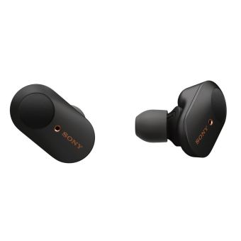 Sony WF-1000XM3 - True Wireless-Kopfhörer mit Mikrofon - im Ohr - Bluetooth / 2,4 GHz Funkfrequenz - NFC - aktive Rauschunterdrückung - Schwarz - 1