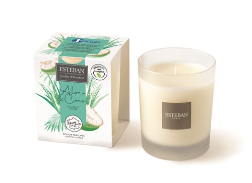 Bougie parfumée Esteban Aloé et Coco 170 g