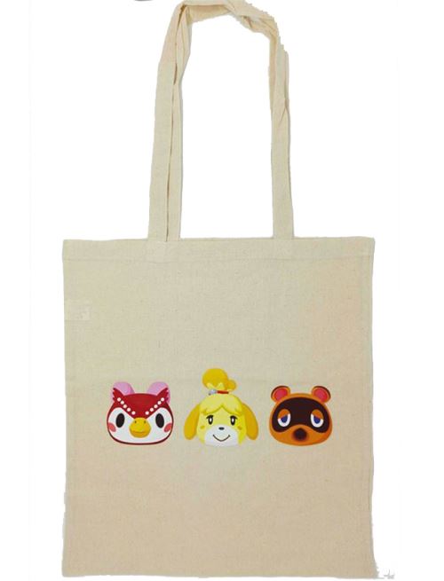 Tote Bag Animal Crossing 3 Personnages