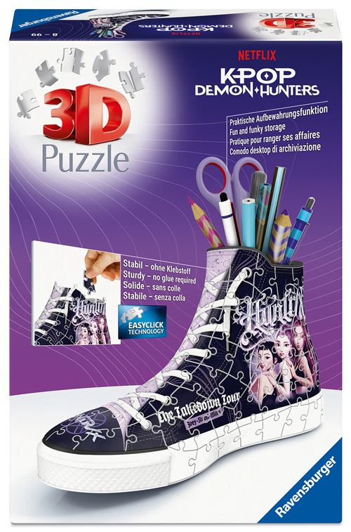 Puzzle 3D 108 pièces Ravensburger Sneaker KPop Demon Hunters