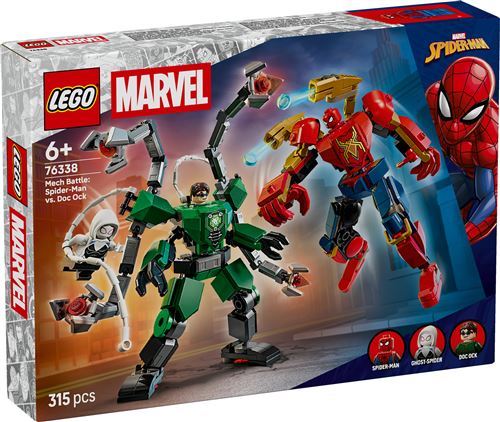 LEGO® Super Heroes 76338 Le combat des robots : Spider Man contre Docteur Octopus