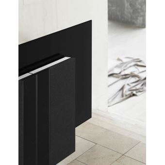 Façades d'ornement finition tissu gris pour TV OLED 65' Bang
