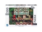 Puzzle 500 pièces Nathan Intérieur au paon Yukiko Noritake Collection Carte blanche