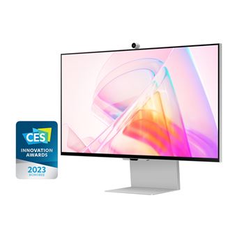 Samsung ViewFinity S9 S27C902PAU - S90PC Series - écran LED - Intelligent - 27" - 5120 x 2880 5K @ 60 Hz - IPS - 600 cd/m² - 1000:1 - 5 ms - Mini DisplayPort, Thunderbolt 4 - haut-parleurs - argent, argent métallisé