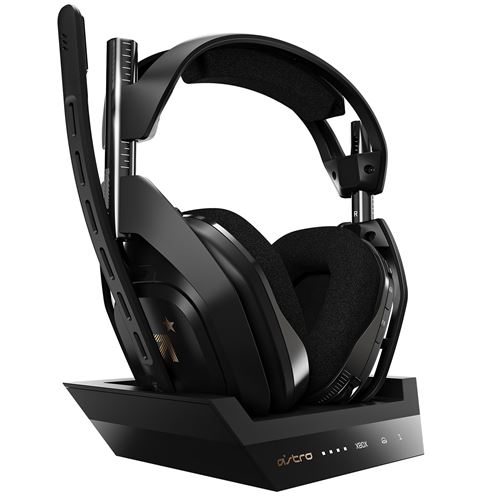 Casque gaming sans fil Astro A50 Noir + Station d'accueil pour Xbox