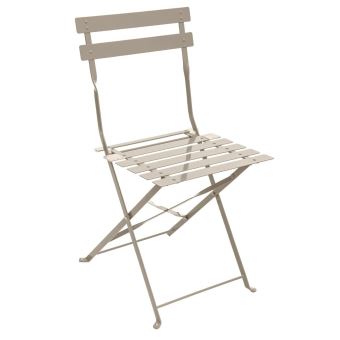 Chaise de jardin Hespéride Pliable Camargue Taupe Mat