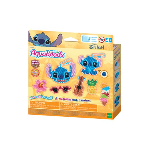 Jeu créatif Aquabeads Le kit porte-clés Stitch - Aquabeads