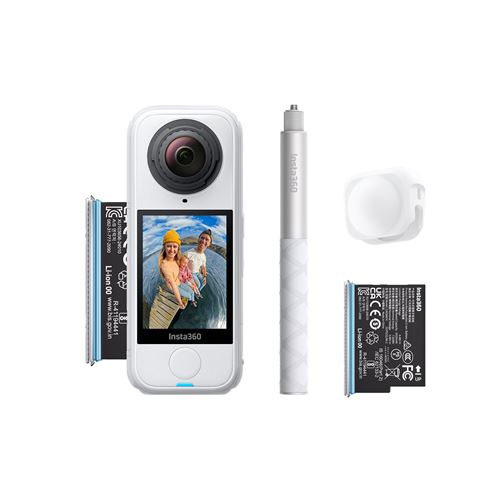 Insta360 Blanc X4air Starter Bundle Caméra Pour Sports D'action 8K Ultra Hd Cmos 25,4 / 1,8 Mm (1 / 1.8 ) 820 G - Neuf - Image 3